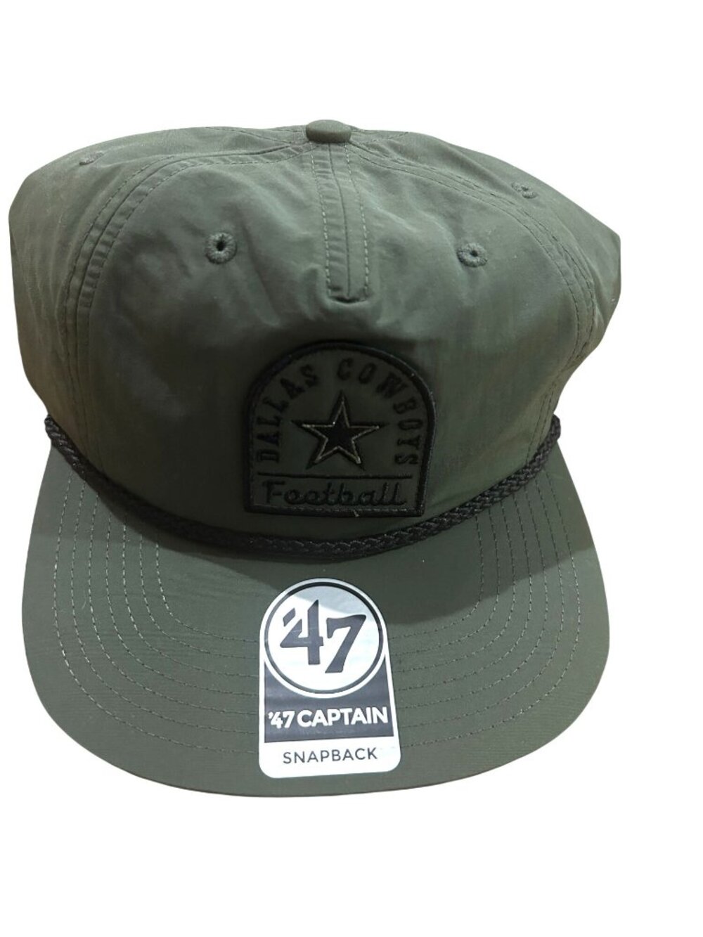 NEW Dallas Cowboys 47 Captain Snapback Hat Green Adjustable Football Cap MSRP $3